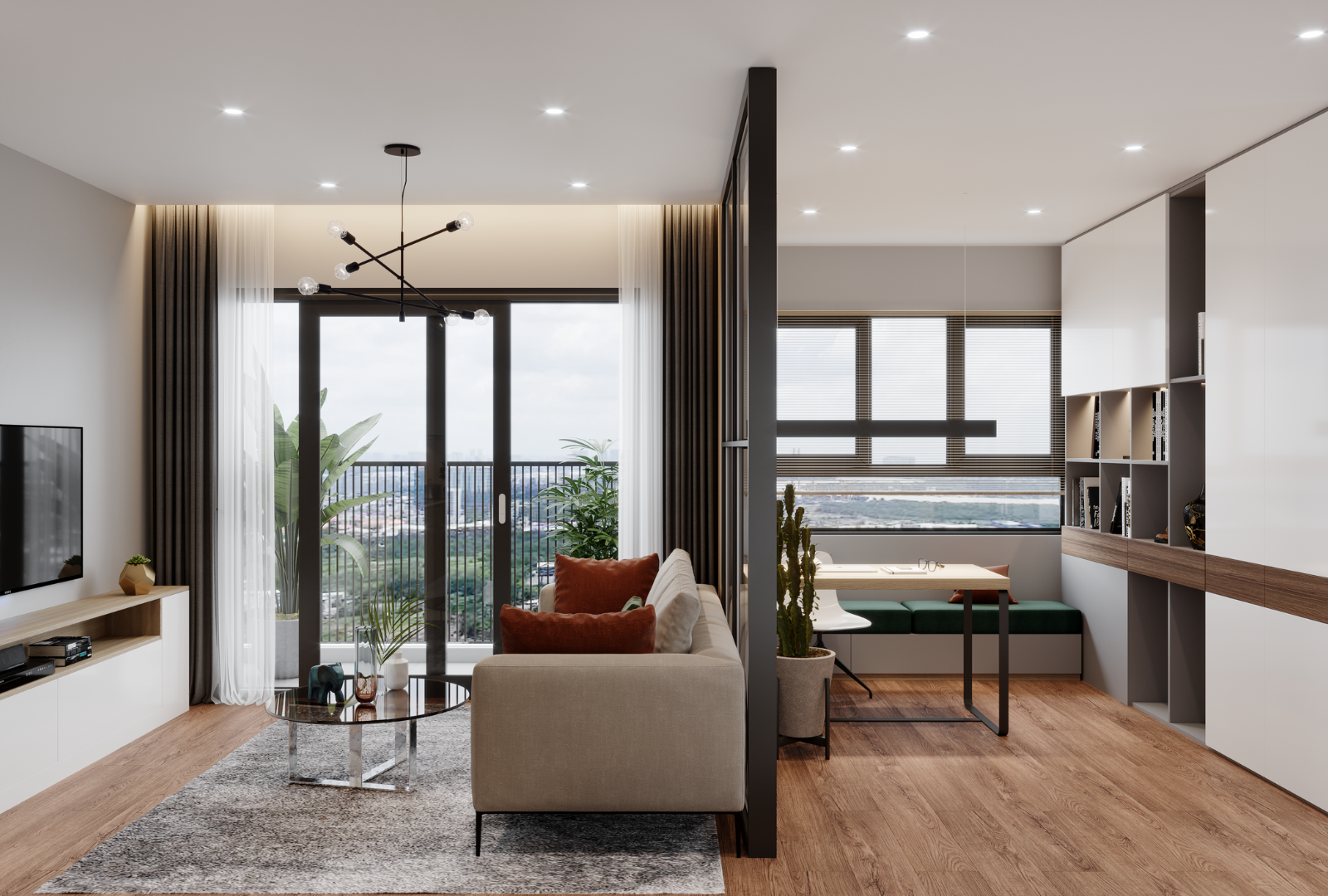 Modern stil iç mekan tasarımı